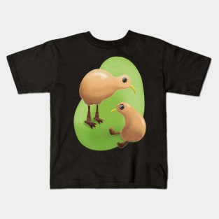 Cute Felt Kiwi Stuffed Animal Illustration Kids T-Shirt